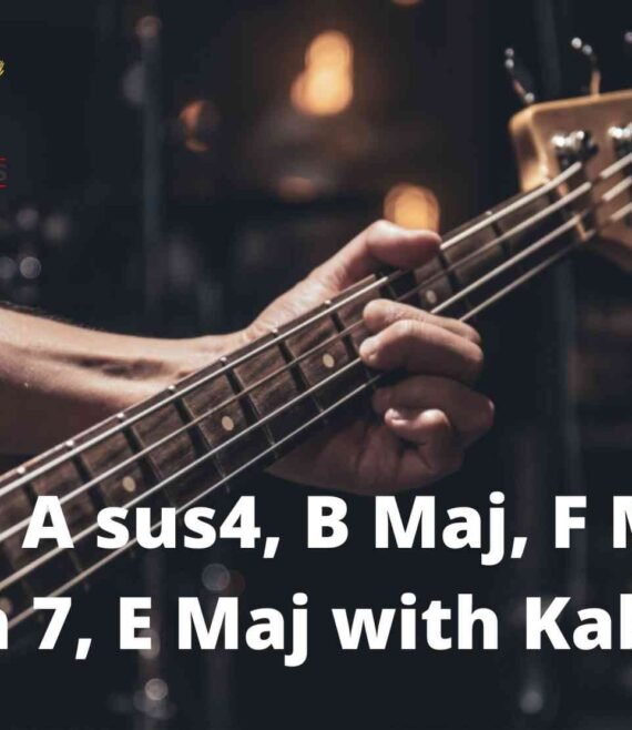 Learn Guitar Open Chords A sus4/7 B Maj F Min E min 7 E Maj with Stop Gap Hard Beat & Mother Strumming and Plucking with Kabira in Guitar Classes near You.
