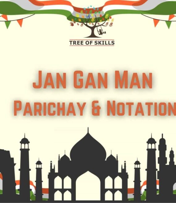 Singing Jan Gan Man with notation